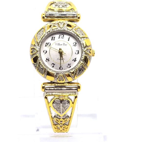 Willow Bay Women Gold Silver 938qb Watch
